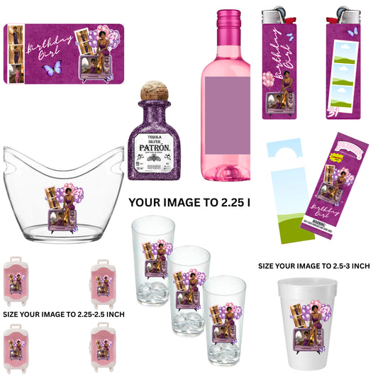 PARTY BUCKET 30 PC BUNDLE – PURPLE EDITION
