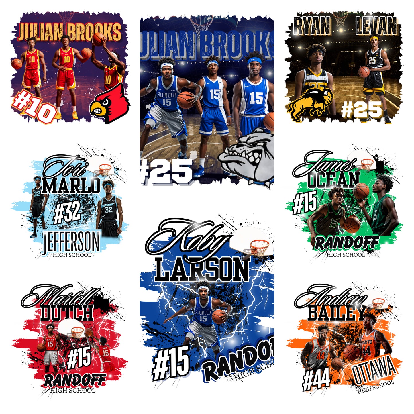 BASKETBALL EDITABLE DESIGN BUNDLE (30 PC)