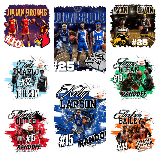BASKETBALL EDITABLE DESIGN BUNDLE (30 PC)