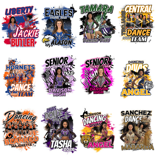 Dance Editable Canva Designs (15 total)