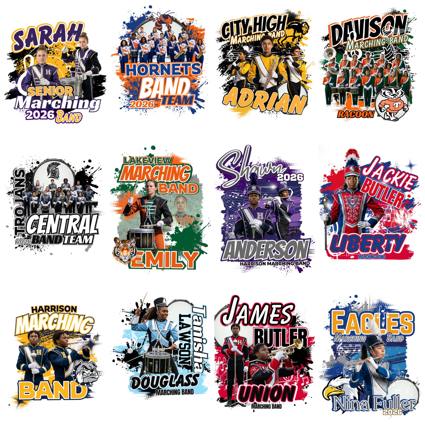 FULL Sports & Activities Editable Design Bundle (75 designs total)