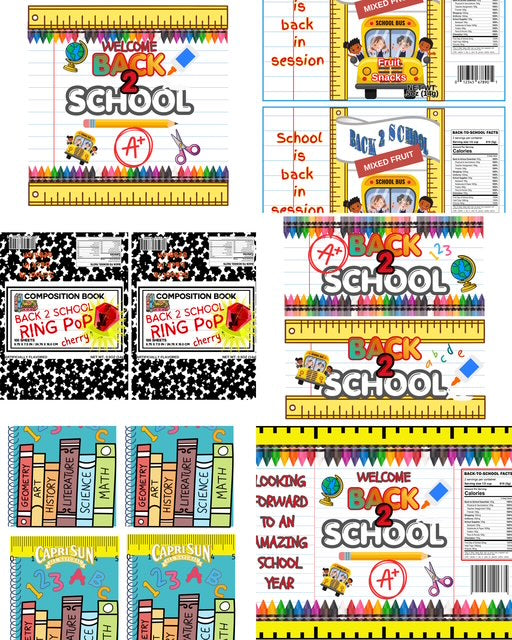 PCA-CLASSROOM 8PC  PARTY FAVORS.