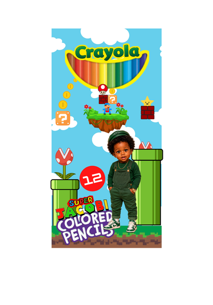 Super Mario Back-to-School Bundle Editable Templates (11-Piece Set)