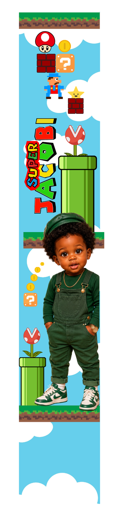 Super Mario Back-to-School Bundle Editable Templates (11-Piece Set)
