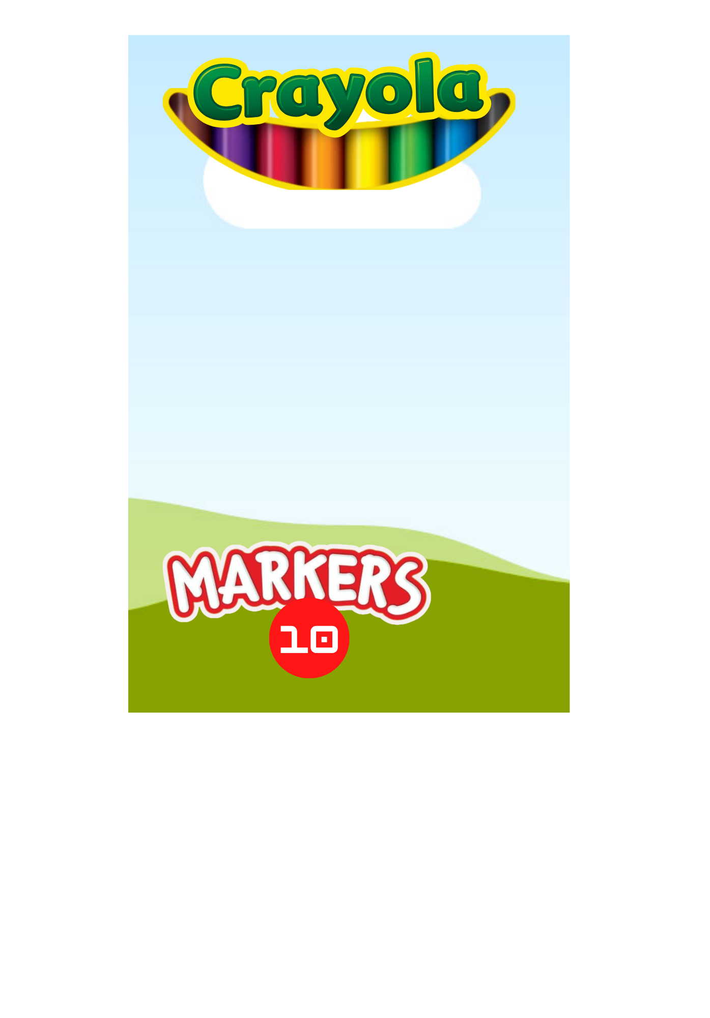 Blank Back-to-School Editable Bundle Templates (11-Piece Set)