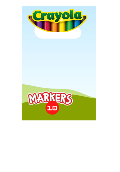 Blank Back-to-School Editable Bundle Templates (11-Piece Set)