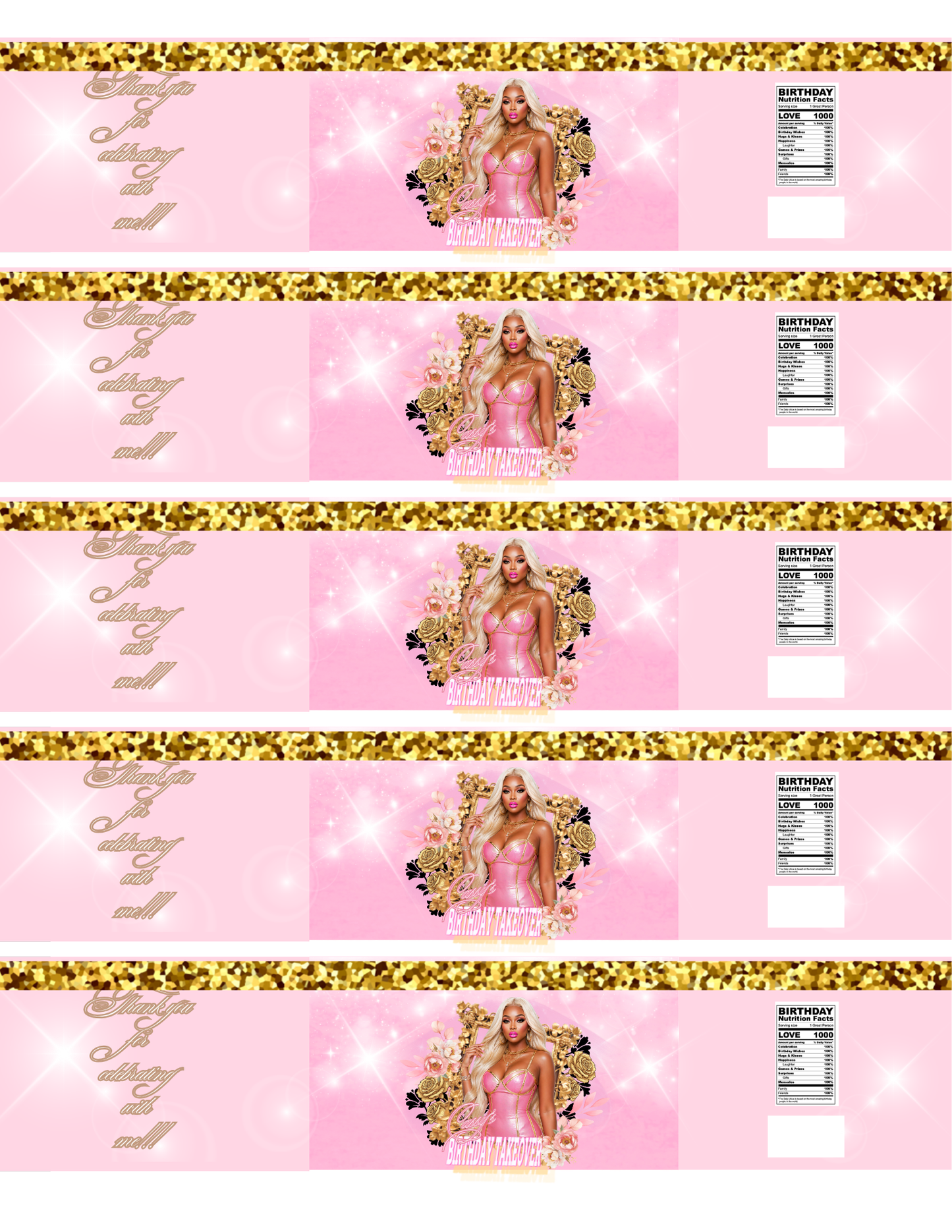 PARTY BUCKET 30 PC BUNDLE – PINK EDITION