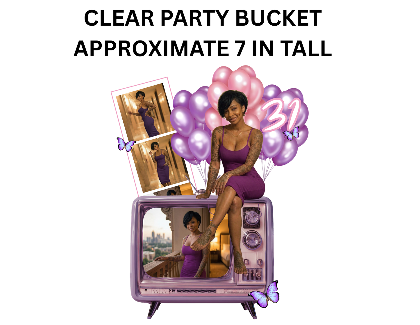 PARTY BUCKET 30 PC BUNDLE – PURPLE EDITION