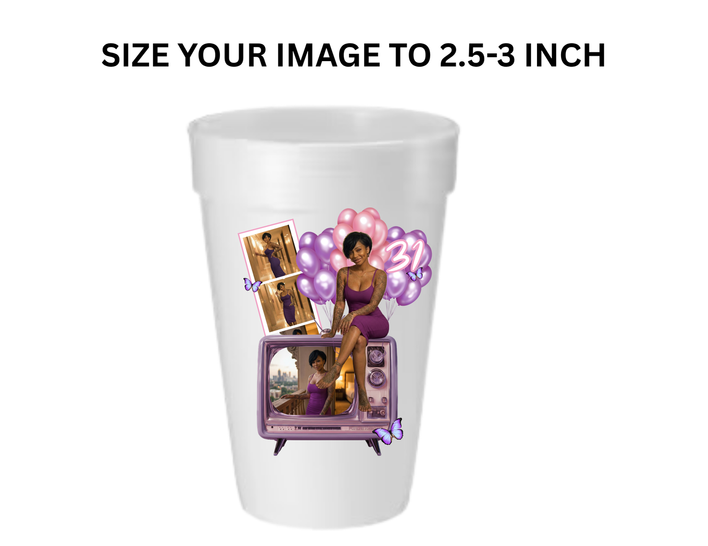 PARTY BUCKET 30 PC BUNDLE – PURPLE EDITION