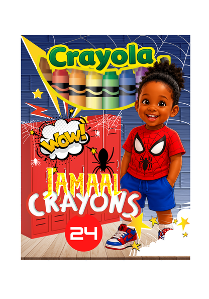 Spider-Man Back-to-School Editable Bundle Templates (11-Piece Set)