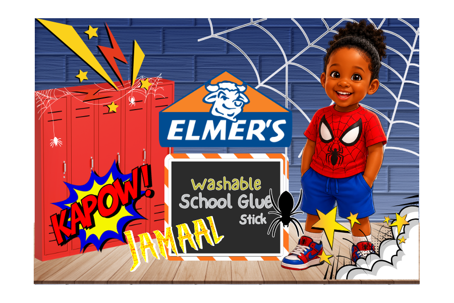Spider-Man Back-to-School Editable Bundle Templates (11-Piece Set)