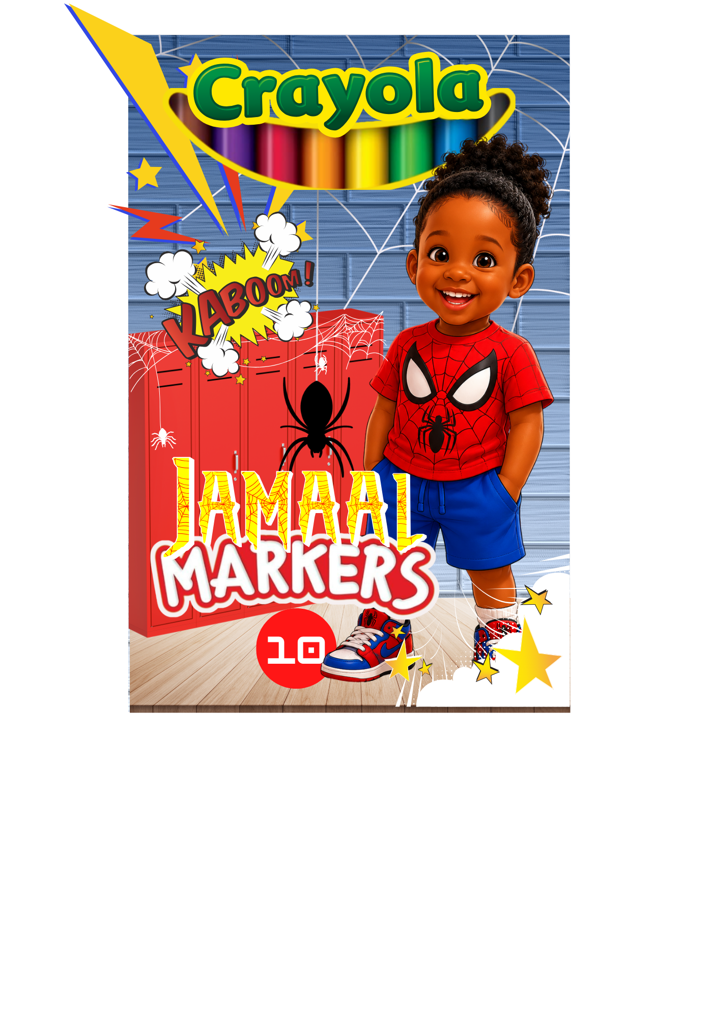 Spider-Man Back-to-School Editable Bundle Templates (11-Piece Set)