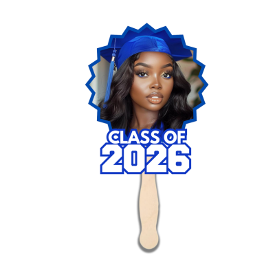 2026 Grad Fan – Editable Template (Digital Download)