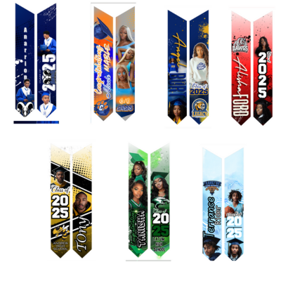 Editable 2026 Grad Stole Template – Digital Download