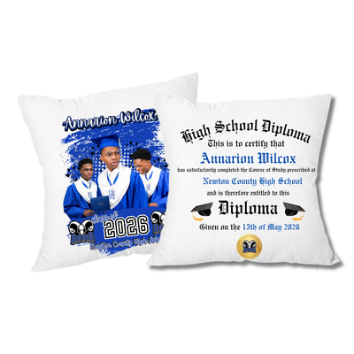 Custom Graduation Pillow Template – Editable (Digital Download)